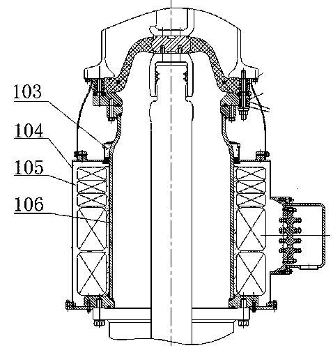 Shield sealing structure of external current transformer in GIS