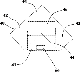 Filling automatic wrapping production equipment and horizontal folding device