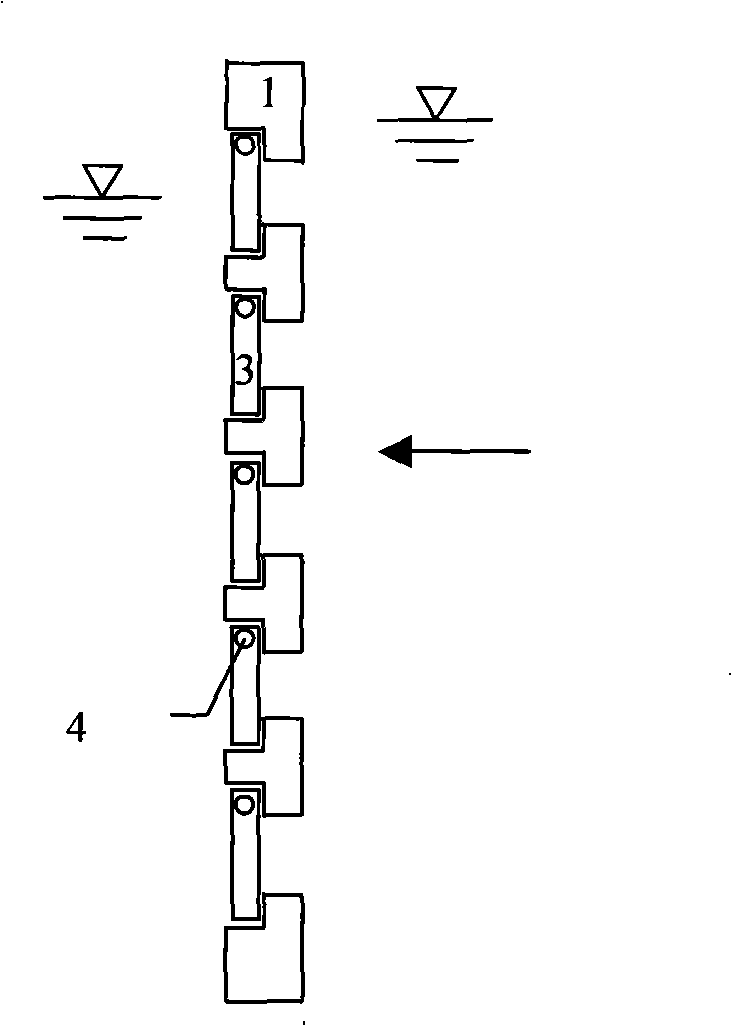 Shutter type hydraulic self-control gate