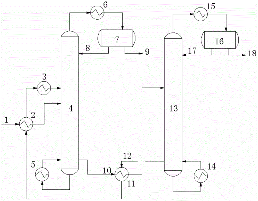 Method and device for separating acetic acid sec-butyl ester and sec-butyl alcohol