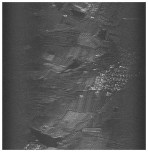 SAR image splicing method based on sub-block registration