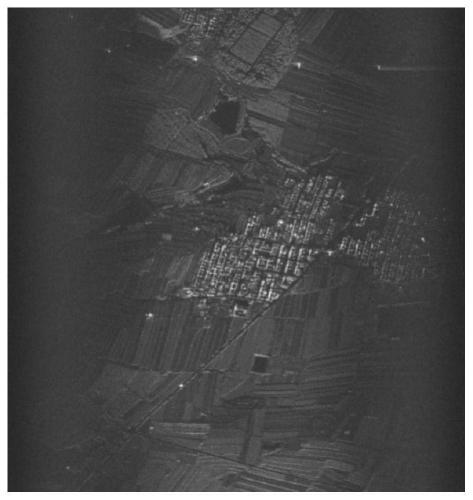 SAR image splicing method based on sub-block registration