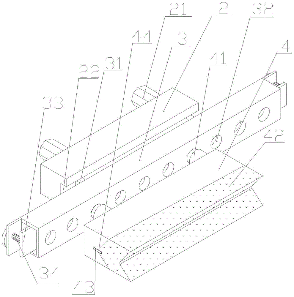 A punch blanking positioning device