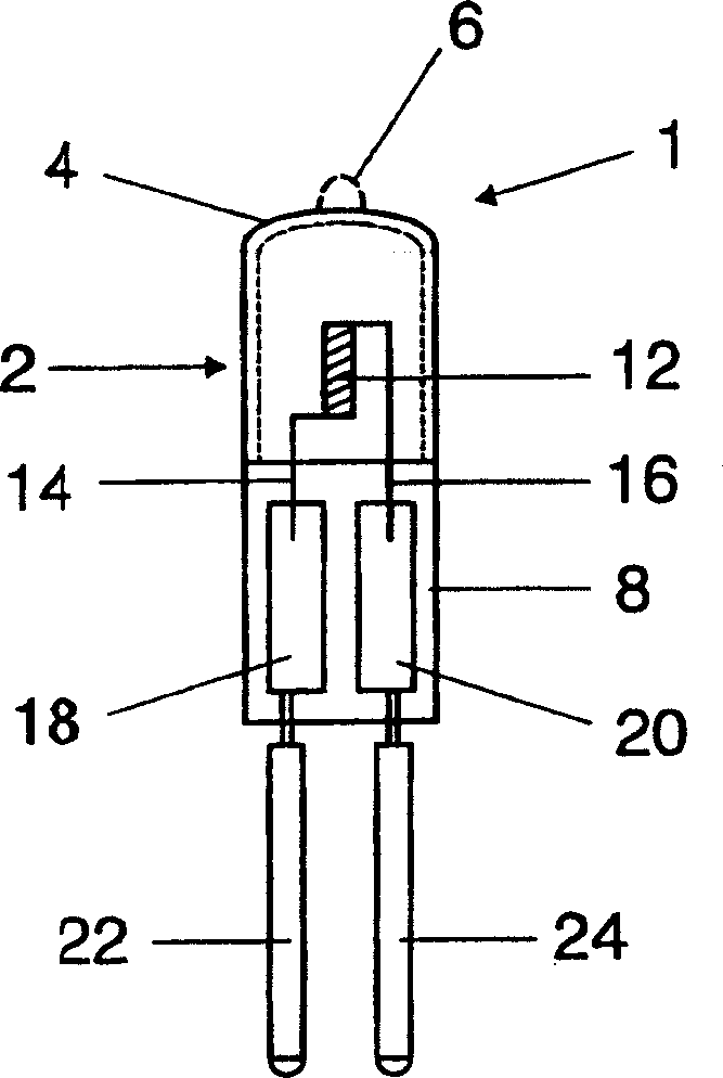 Method and apparatus for producing a lamp