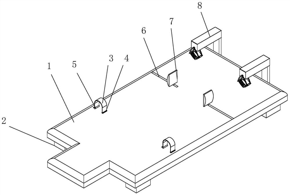 Animal operation auxiliary fixing device for veterinarian