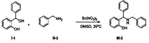 Synthetic method of Betti base derivative