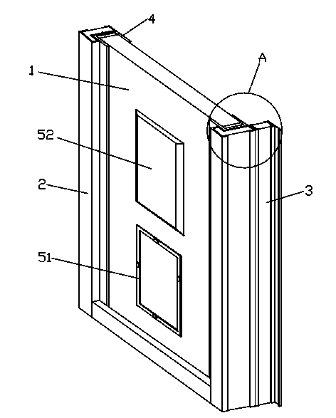Production method for convenient assembled door