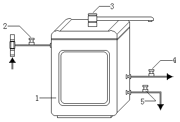 Integrated water purifier with KDF ultrafiltration membrane and preparation method thereof