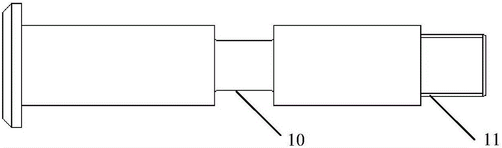 Locking mechanism for connecting intelligent drilling tool and pushing wing