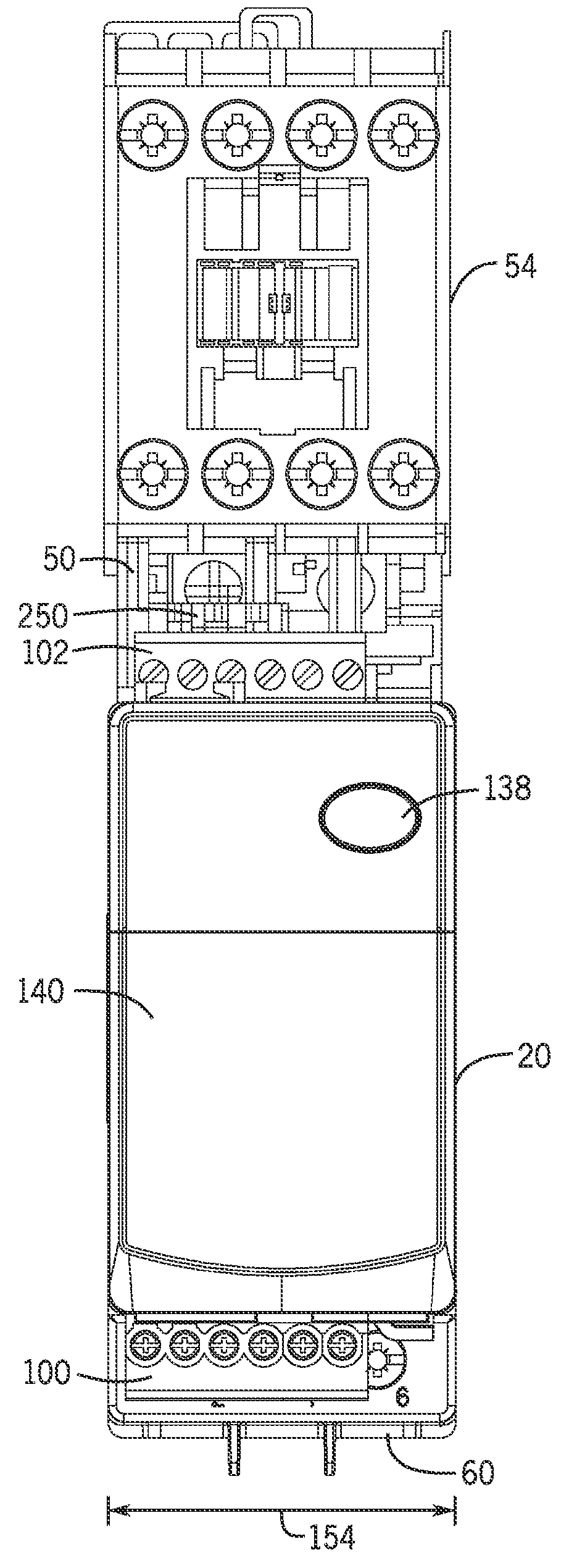 Modular overload relay assembly with mechanically isolated connector