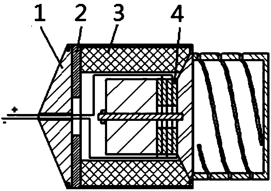 A Small Size Circumferential Spiral Grooved Longitudinal Vibration Underwater Acoustic Transducer