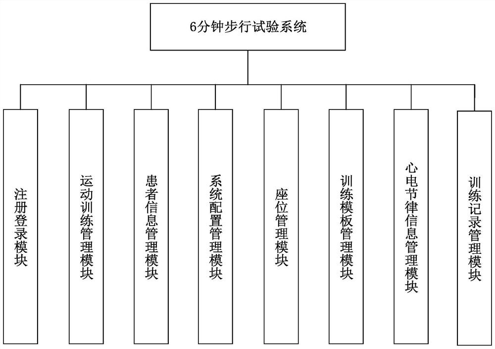 Six-minute walking test system