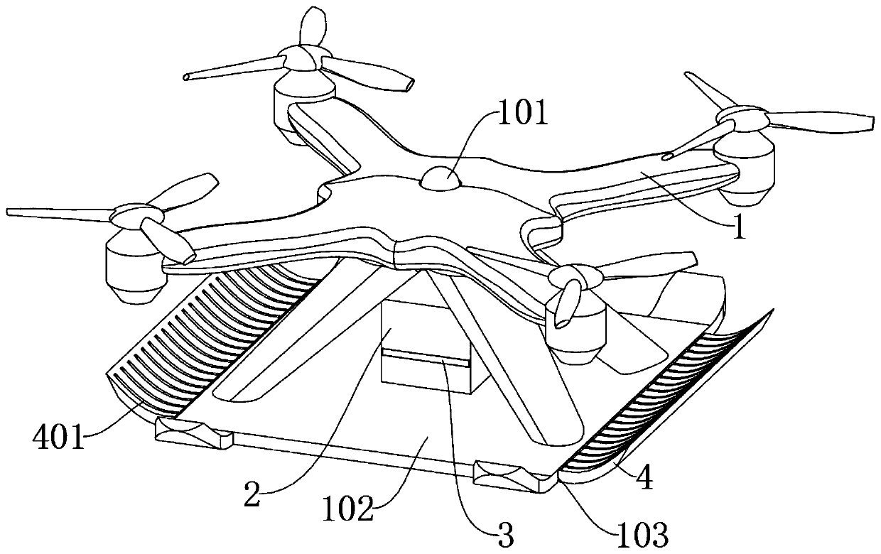 Aerial surveying and mapping robot for vegetation surveying and mapping