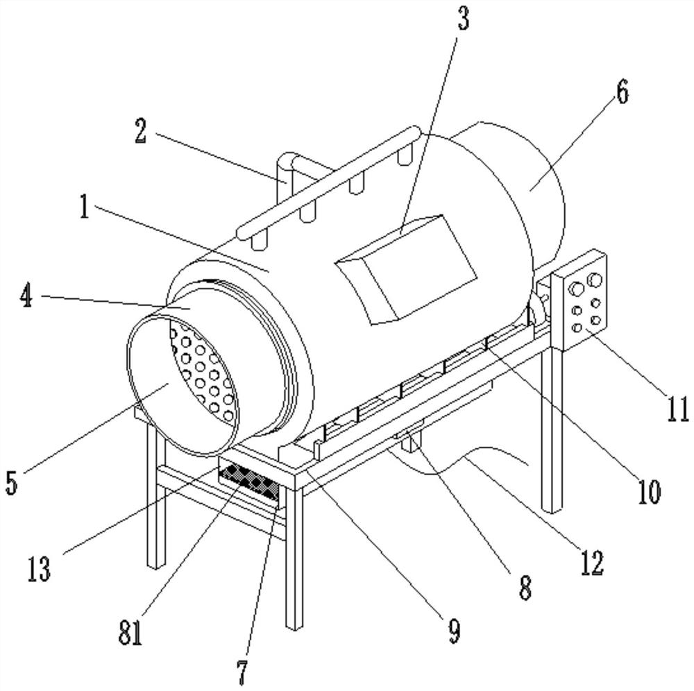 Drum-type construction waste screening equipment