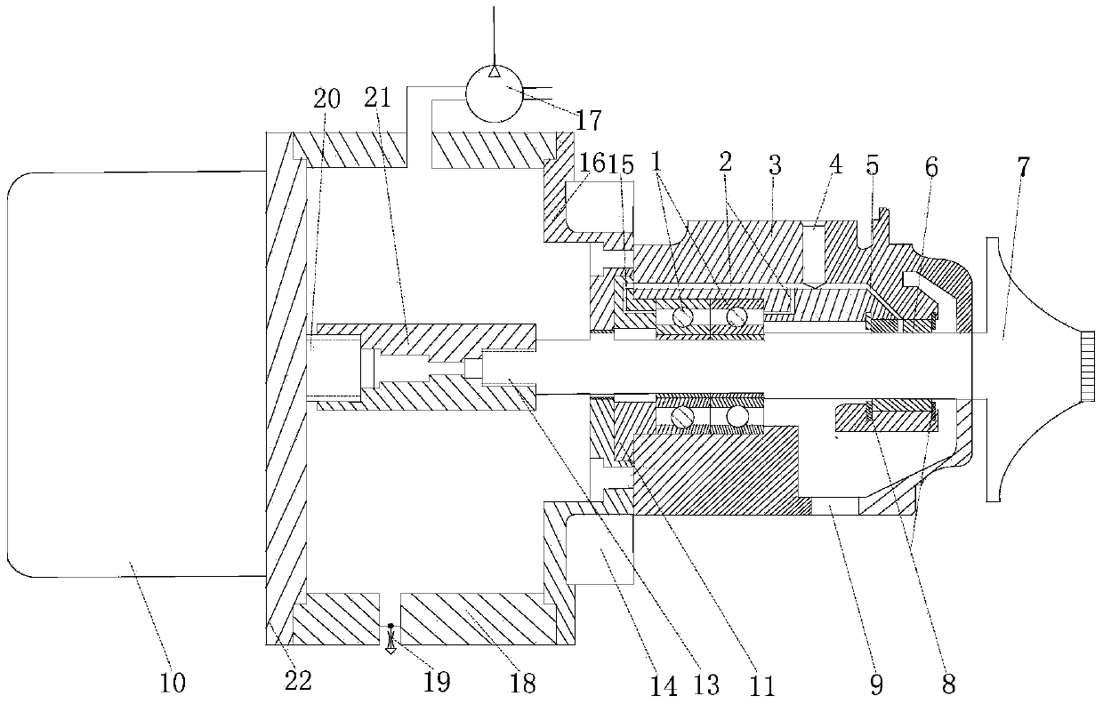 Power turbine output shaft system