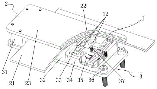 Planar ultrasonic motor driven based on H-shaped piezoelectric transducer structure and working mode thereof