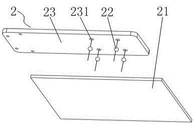 Planar ultrasonic motor driven based on H-shaped piezoelectric transducer structure and working mode thereof