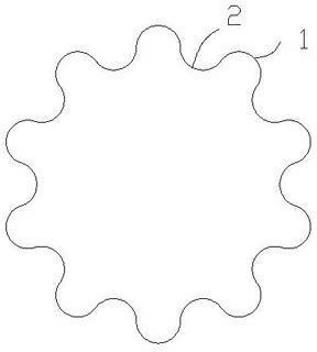 Tu's negative arc gear tooth