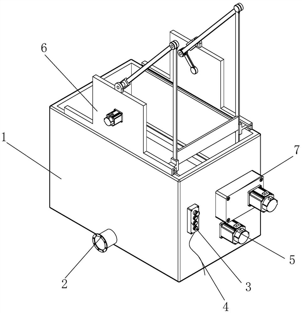 A livestock utensil cleaning device for animal husbandry