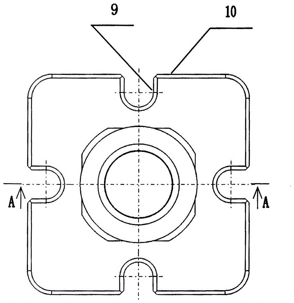 Special adjustable support for tooling steel plate forming of aviation composite material and forming method thereof