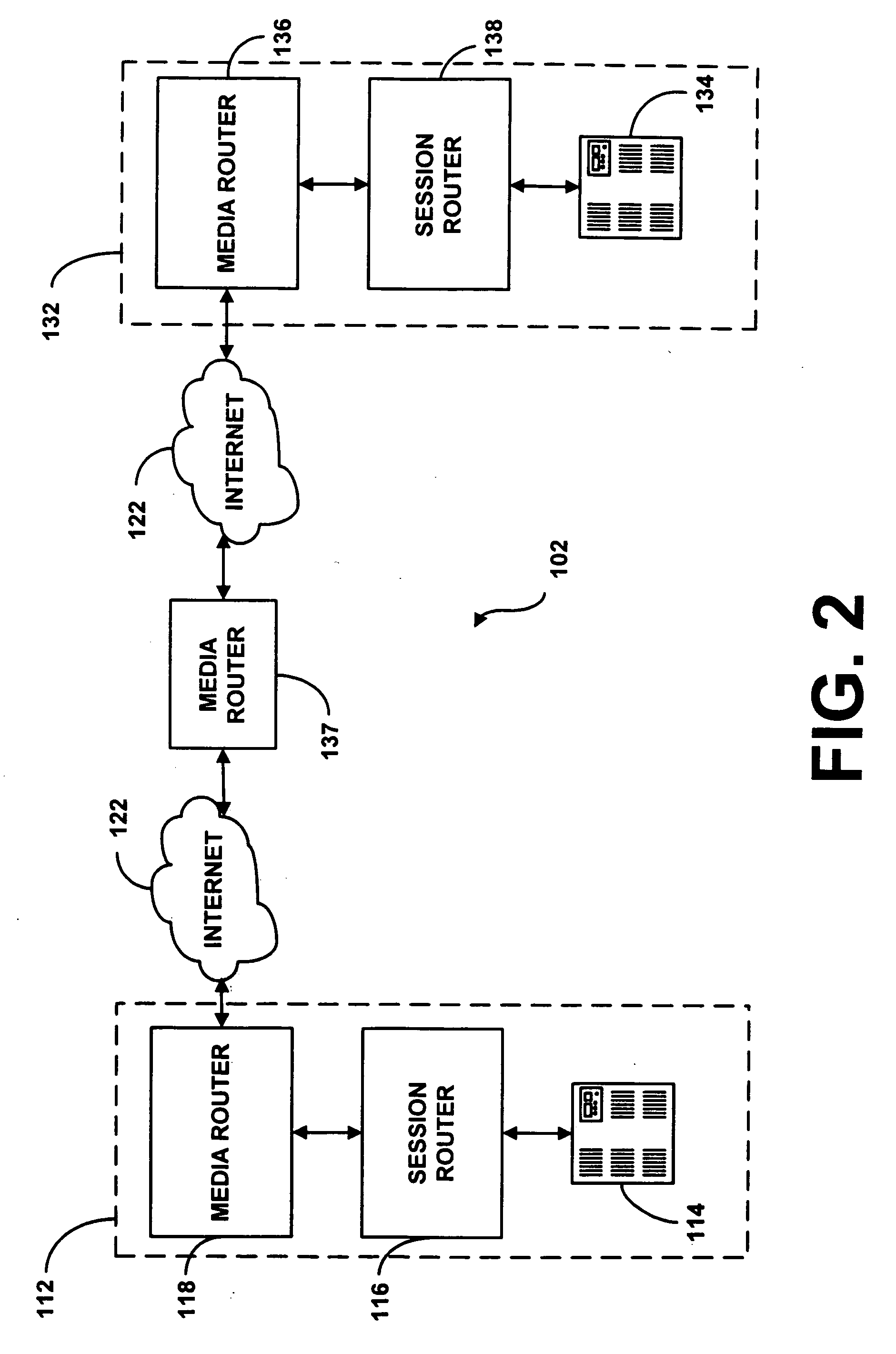 System and method for providing rapid rerouting of real-time multi-media flows