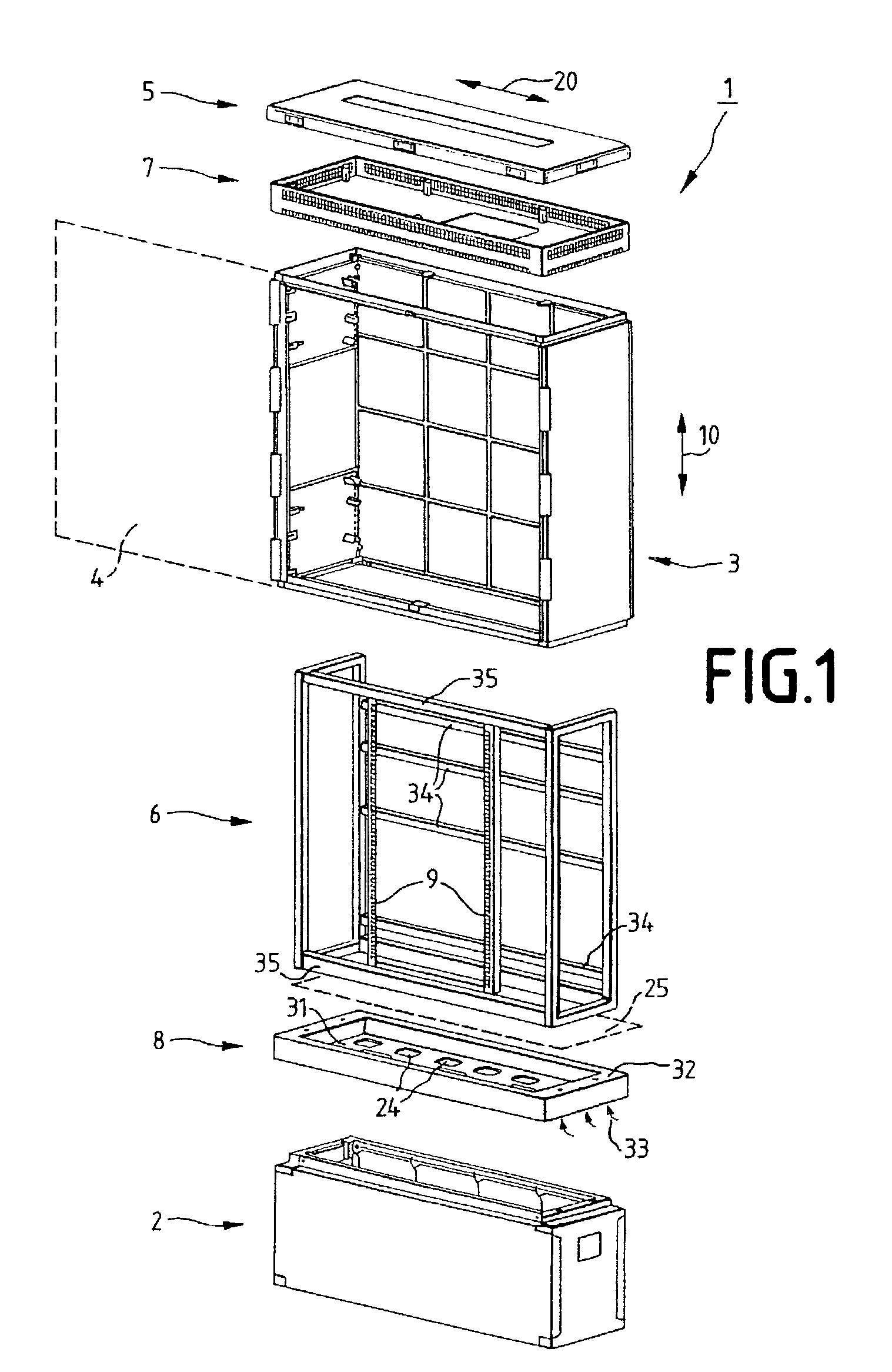 Distribution cabinet