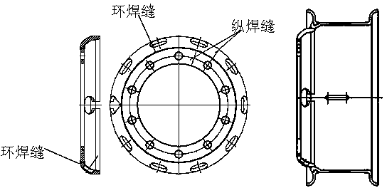 Method for designing and processing wheel spoke structure