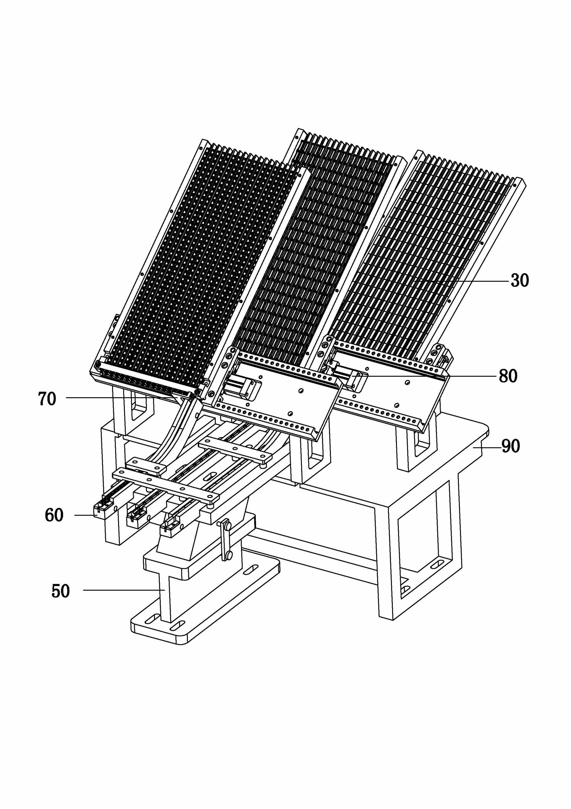 Feeding method capable of changing bulk material into tubed material