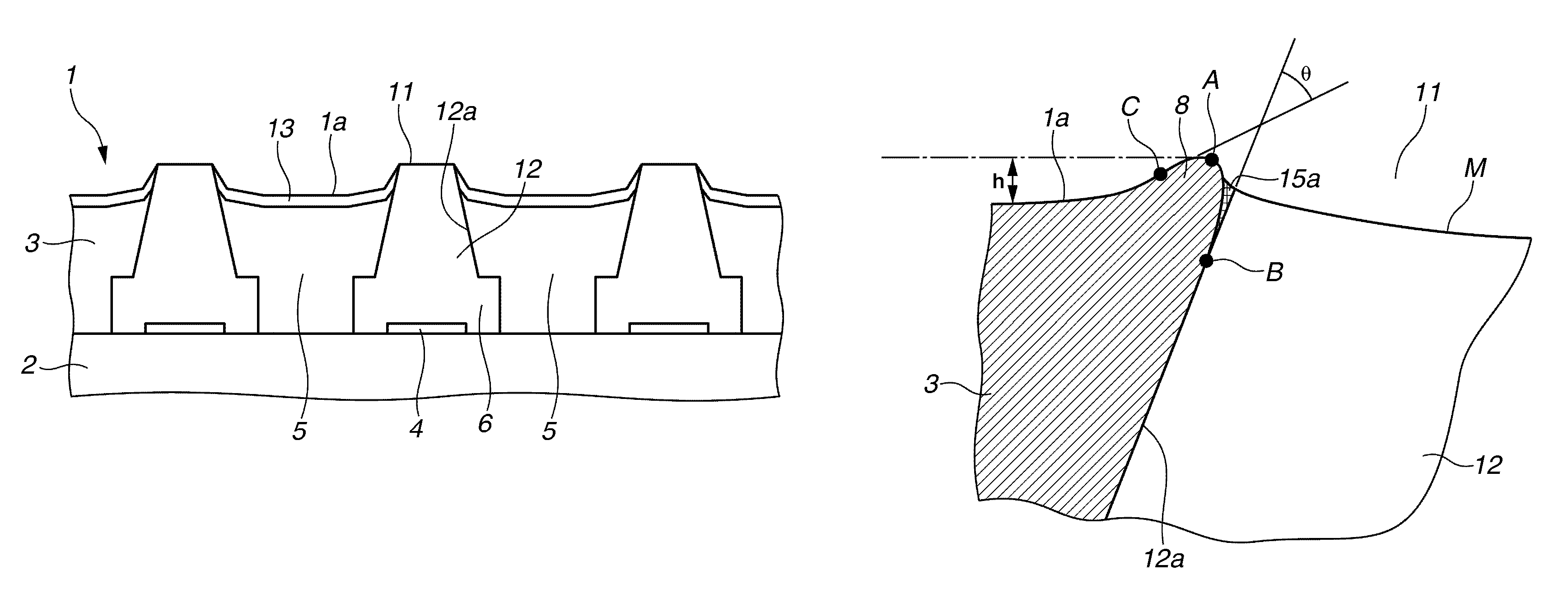 Ink jet recording head and ink jet recording apparatus with nozzle member having an ink-repellent layer