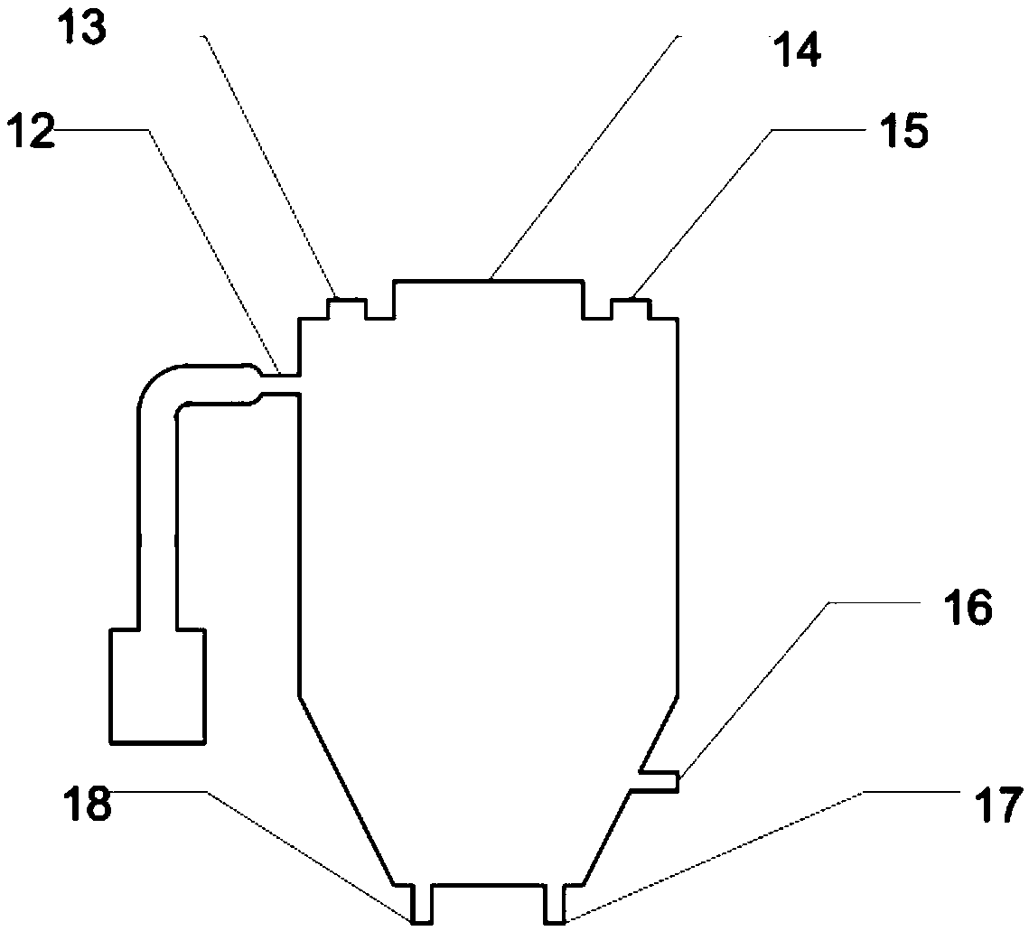 Continuous purification process and device for detonation synthesized diamond