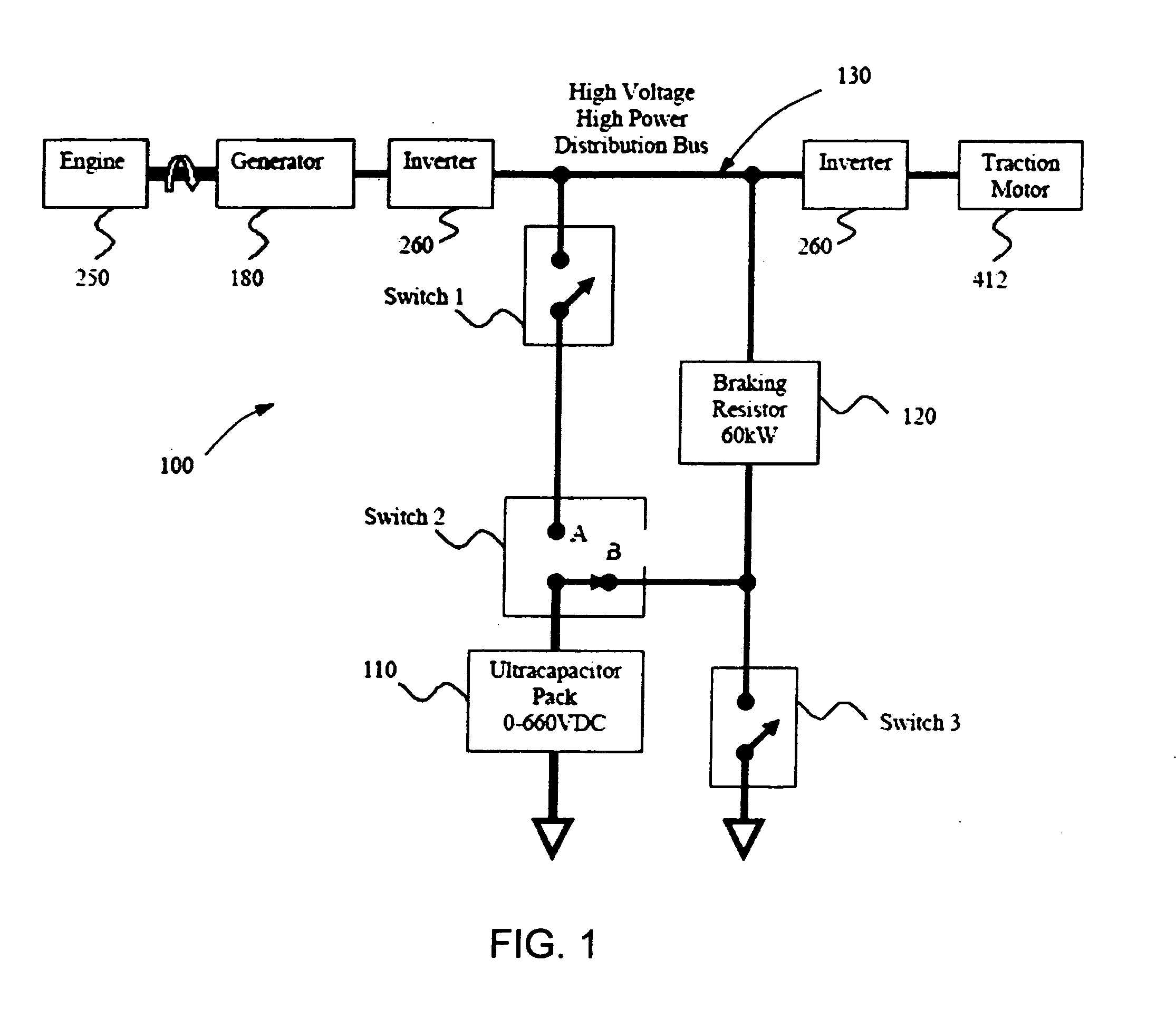 System and method for precharging and discharging a high power ultracapacitor pack