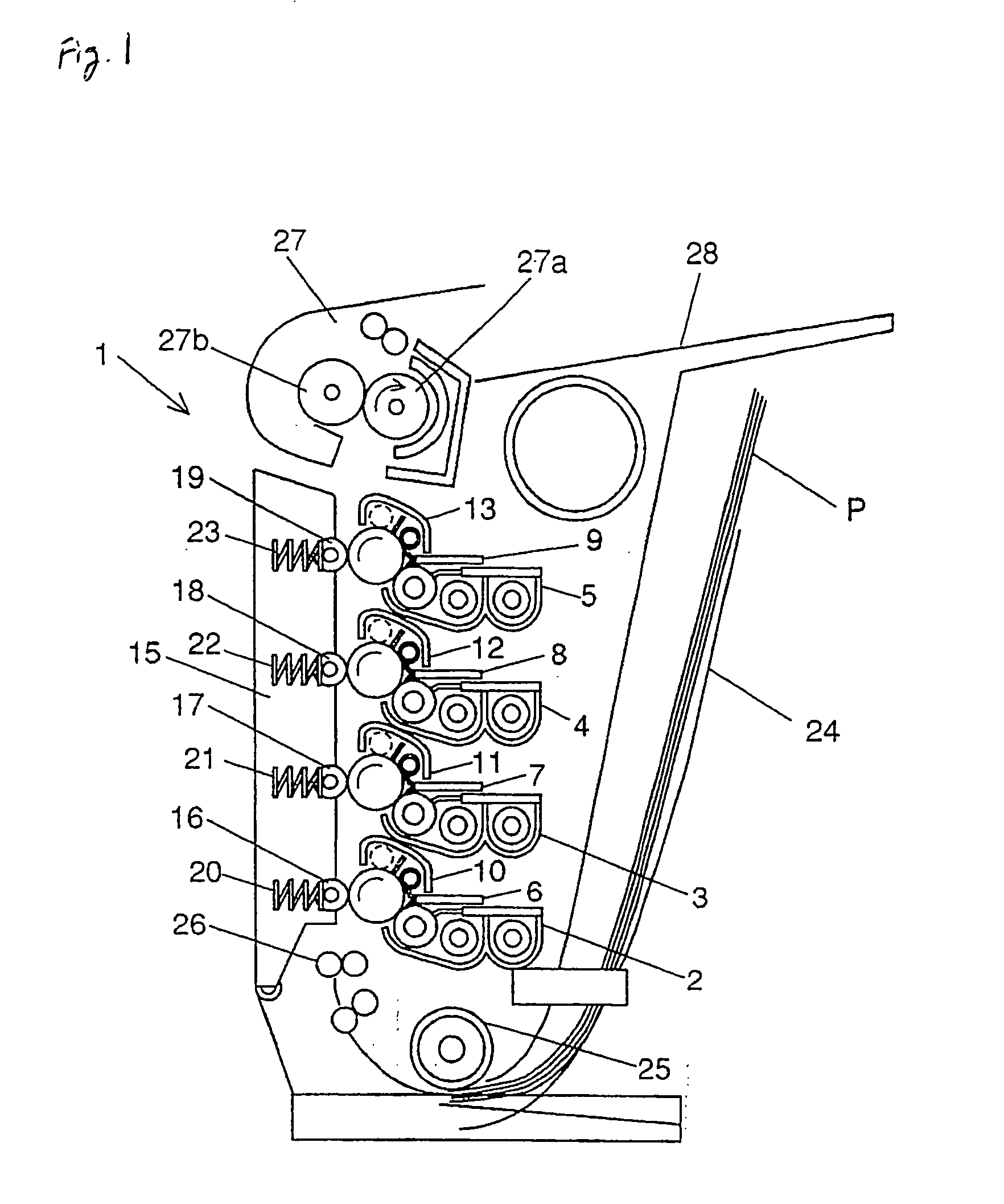 Organic electroluminescence element and an exposure unit and image-forming apparatus both using the element