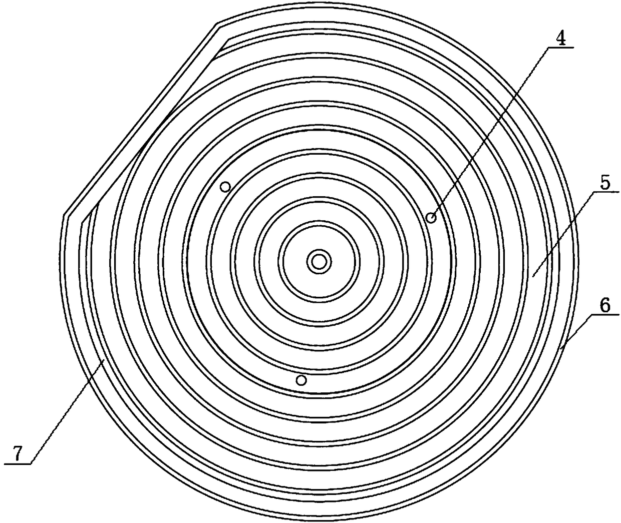 Tray for patterning of sapphire substrate in dry etching