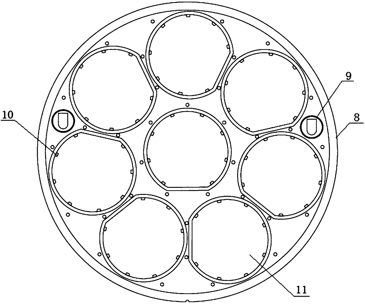 Tray for patterning of sapphire substrate in dry etching