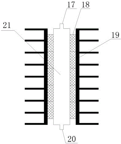 Solar energy temperature difference power generation system based on liquid metal thermal switch