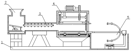 Back pressure machine for paper box compression and recovery