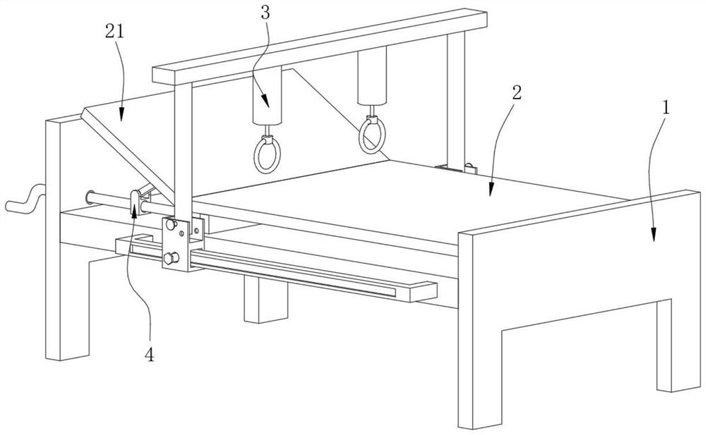 Rehabilitation nursing bed device