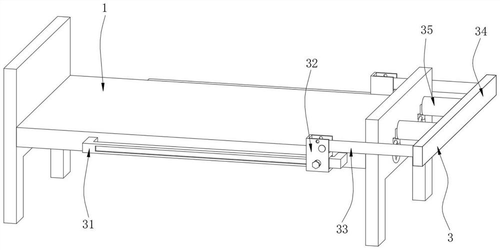 Rehabilitation nursing bed device