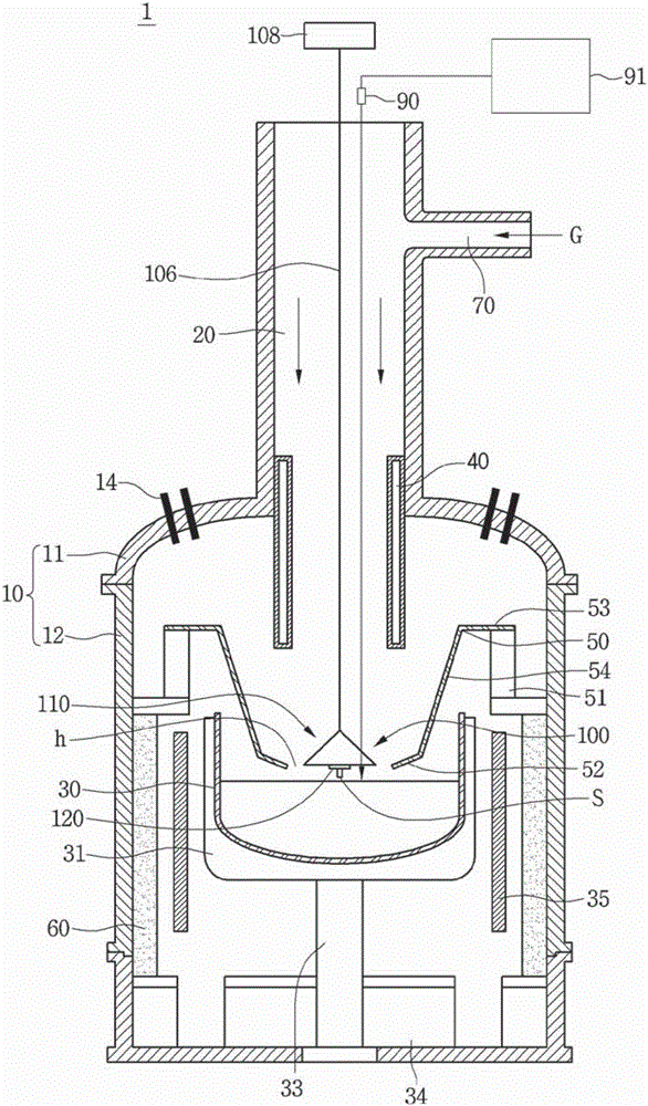 Seed chuck and ingot growing apparatus including same