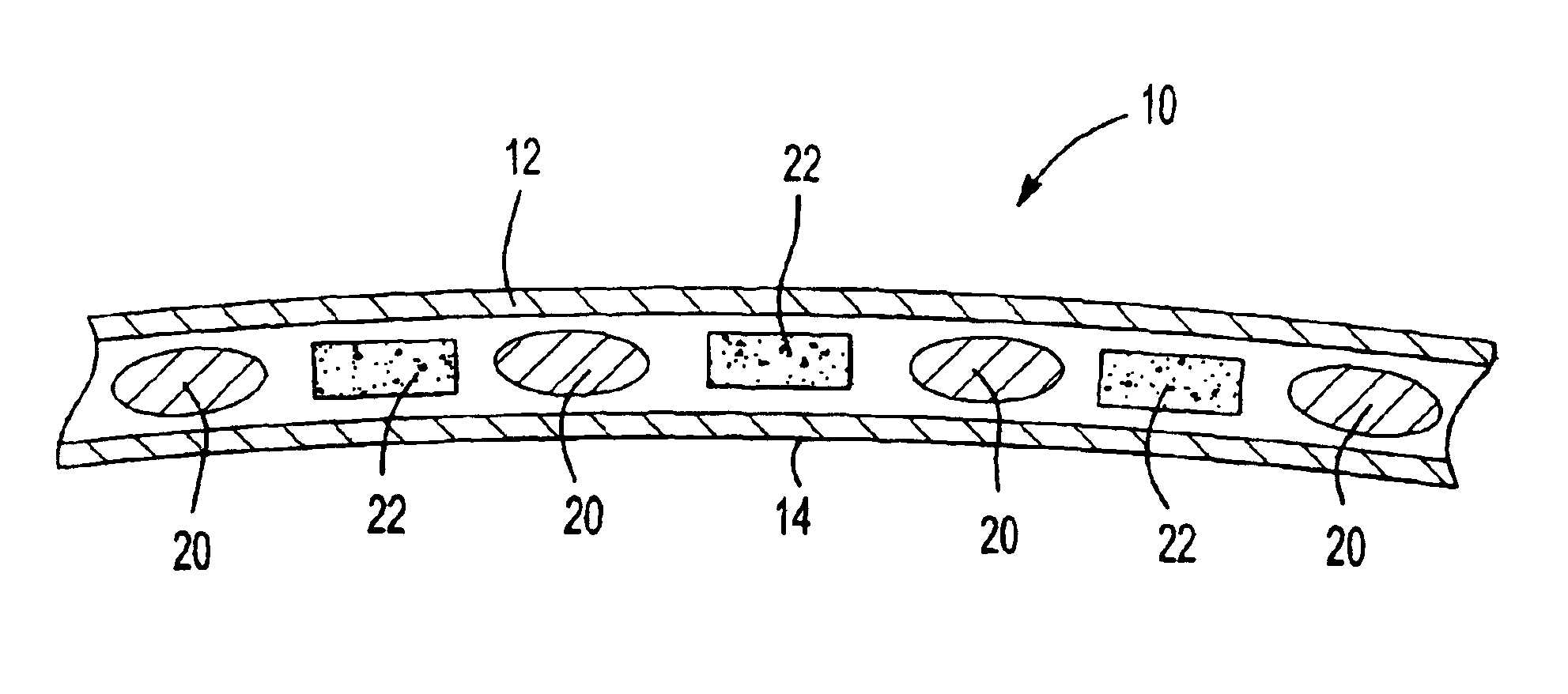 Multiple material assembly for noise reduction