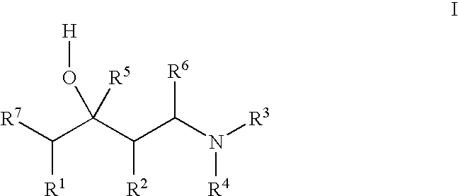 Substituted 1-aminobutan-3-ol compounds