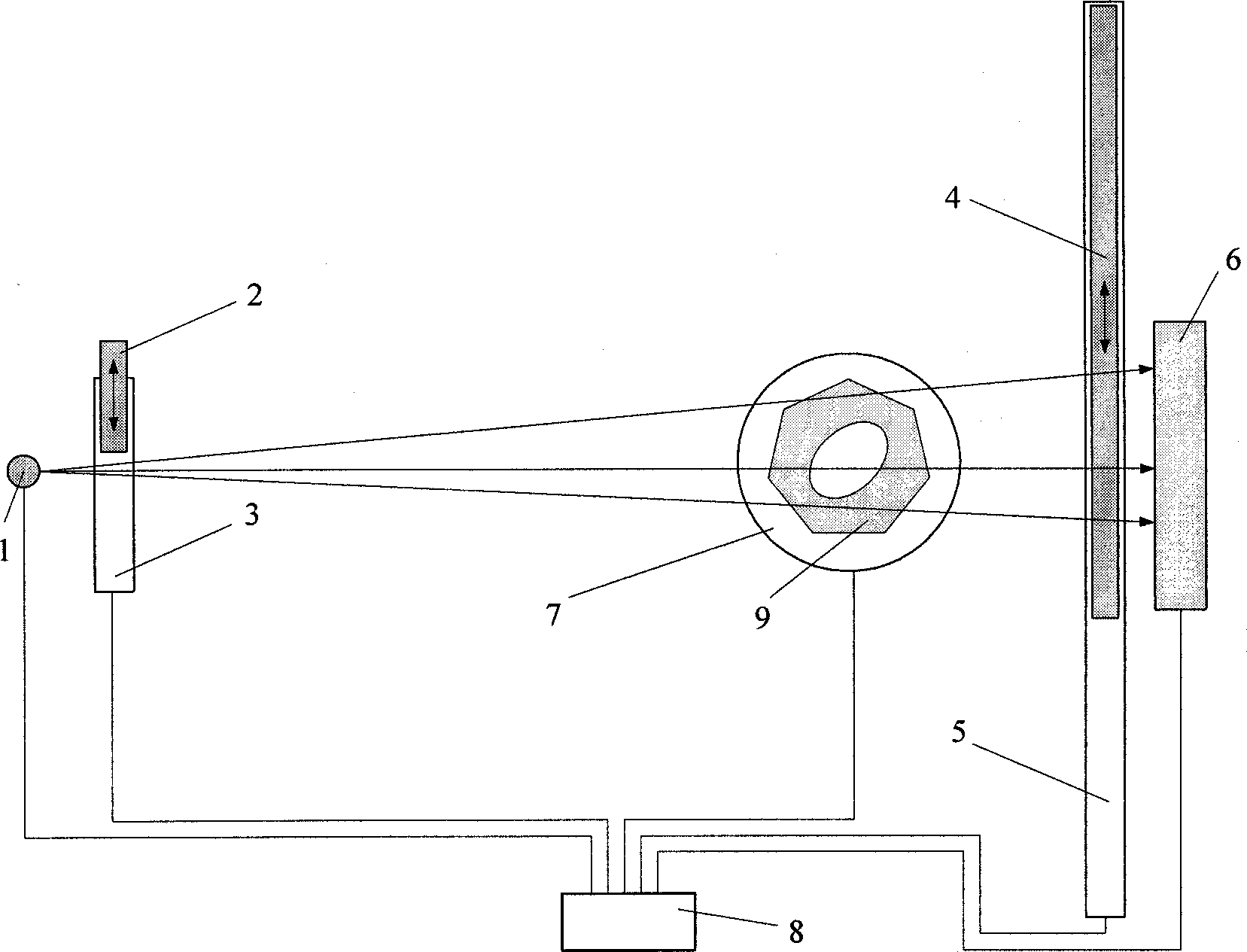 Cone beam CT scatter correction method and device based on complementary gratings