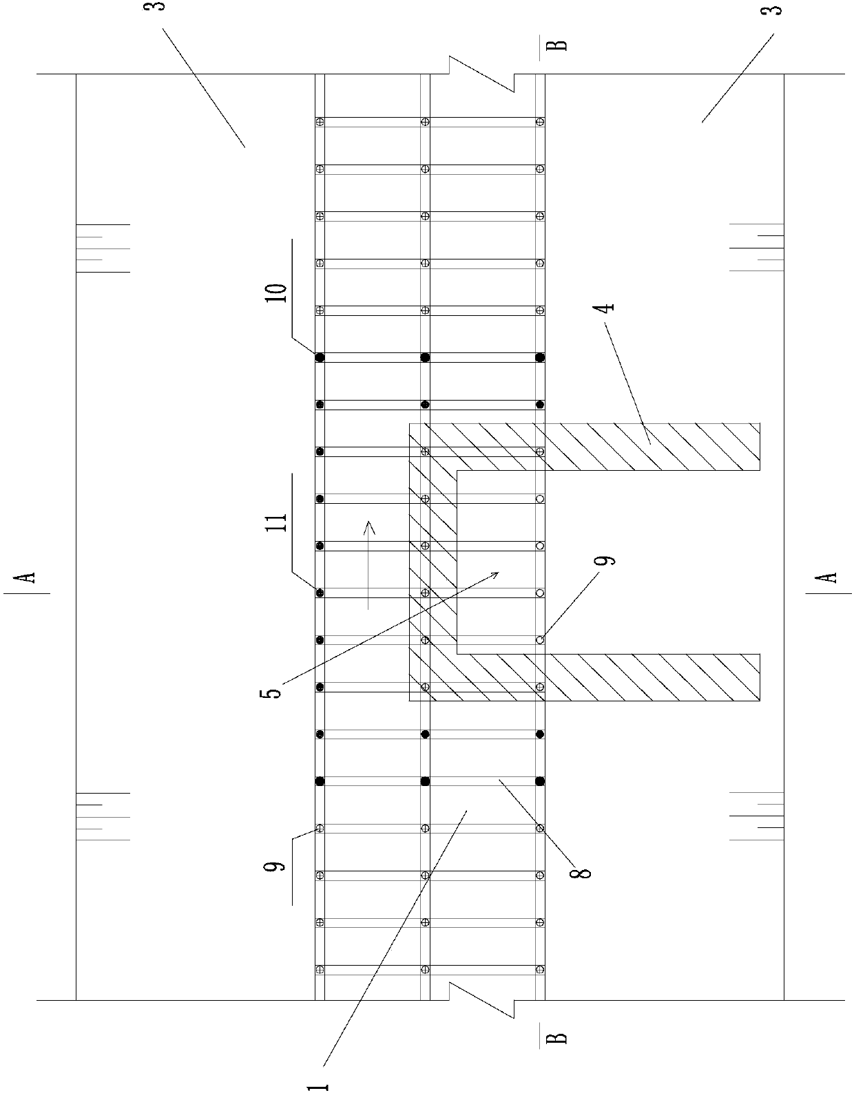 A Drainage Structure and Construction Method for Restoring Foundation Pit with Lining of Underwater Canal and Dry Ground