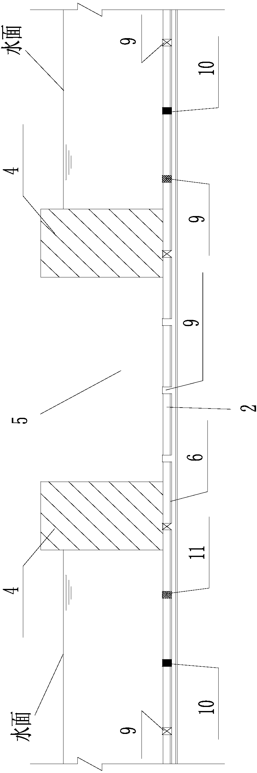 A Drainage Structure and Construction Method for Restoring Foundation Pit with Lining of Underwater Canal and Dry Ground