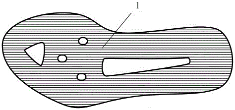 Shoe sole of road bike lock shoe and production method thereof