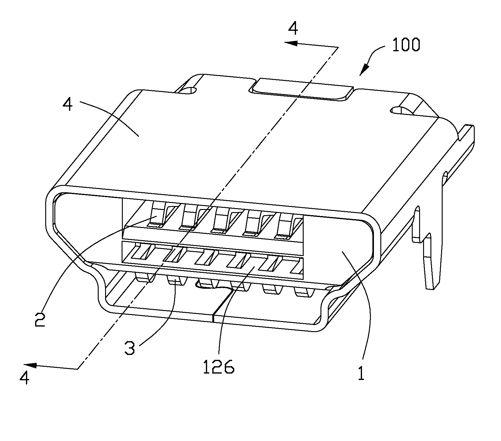 Electrical connector having improved insulative housing