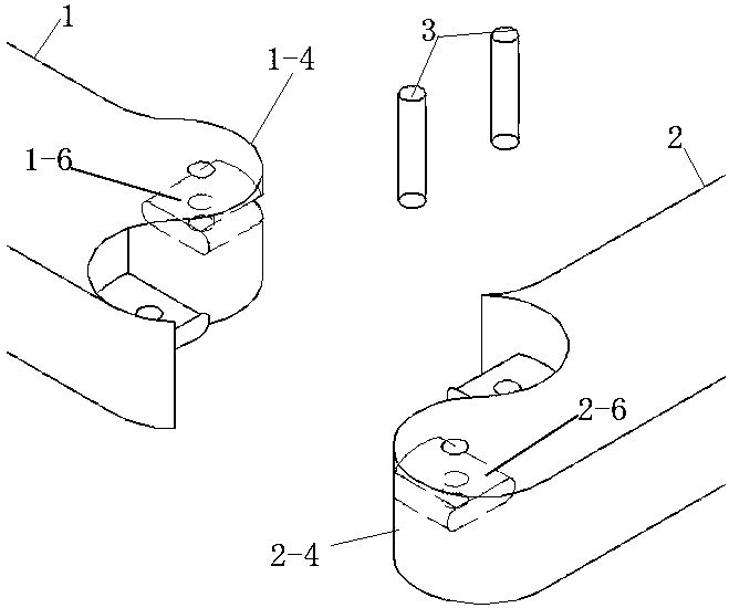 Round tenon combined structure of solid wood furniture and manufacturing method