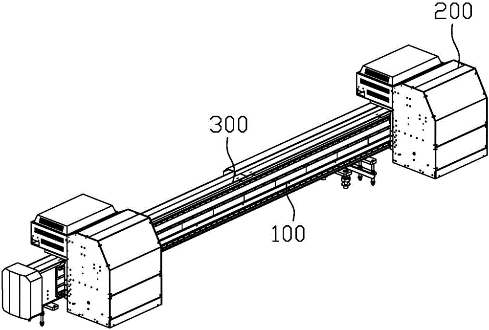 Printing device capable of achieving combined jet printing