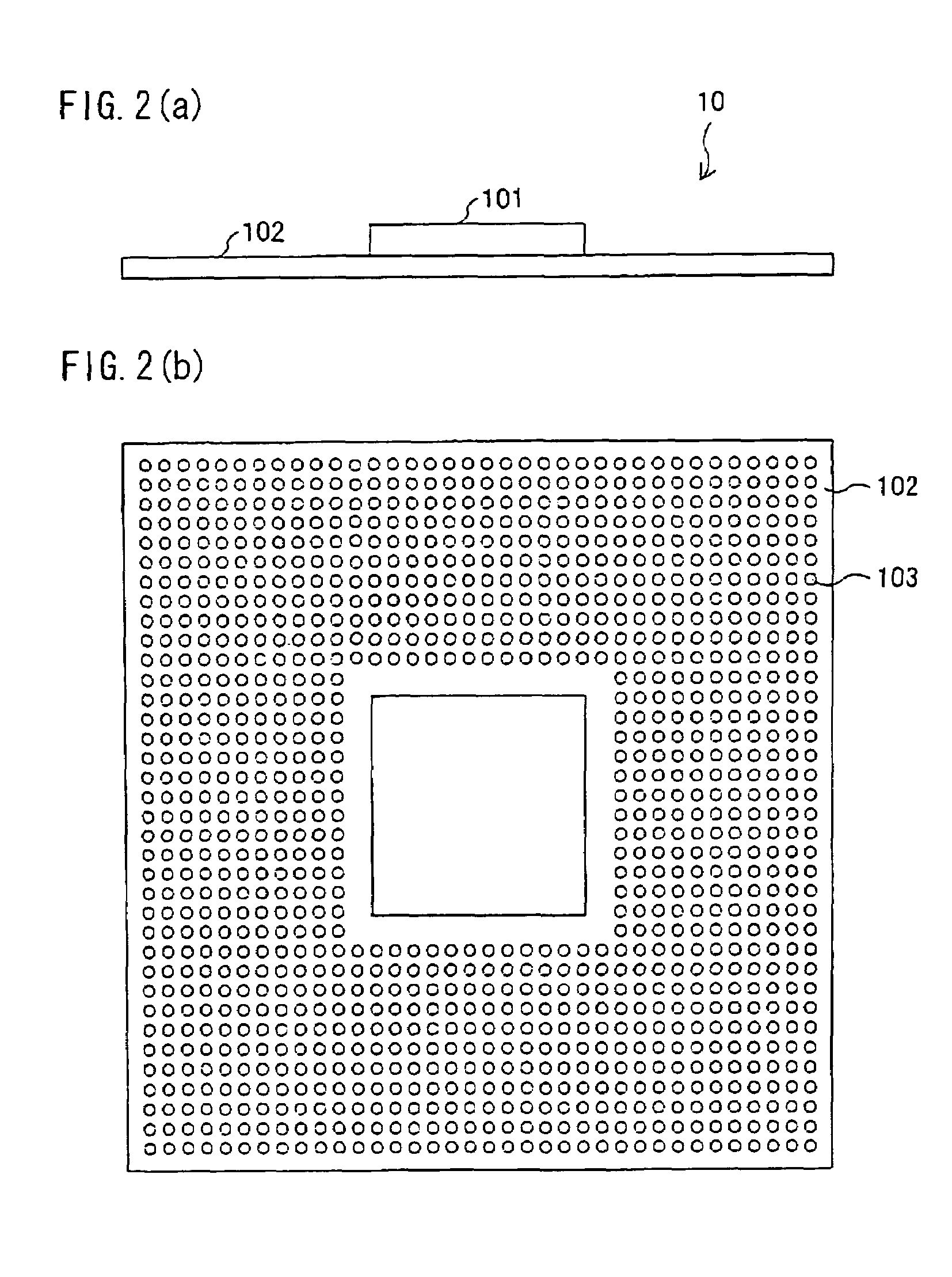Mounting member of semiconductor device, mounting configuration of semiconductor device, and drive unit of semiconductor device