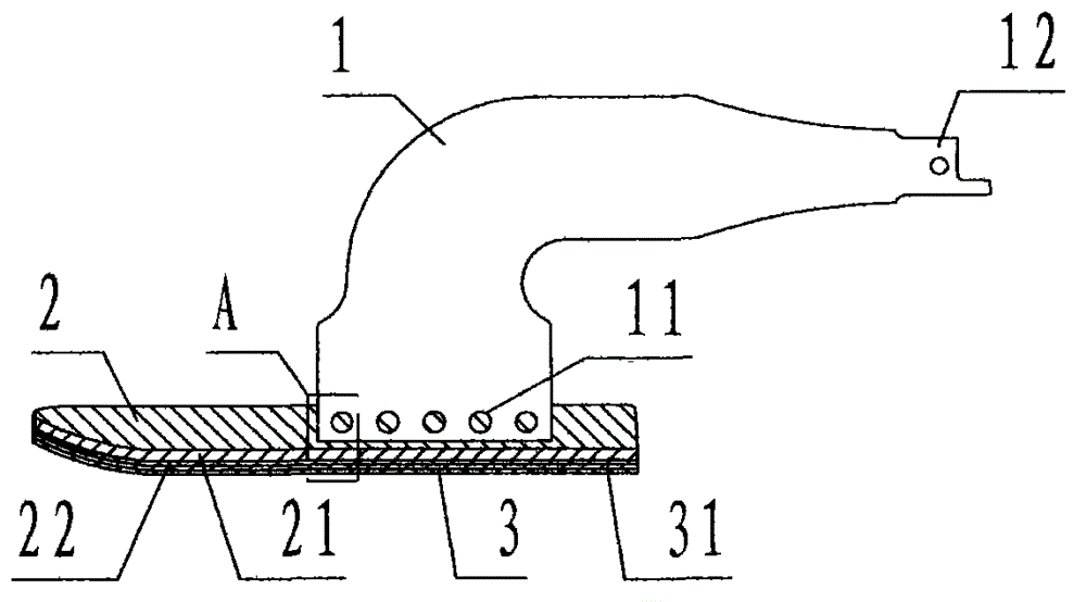 Reciprocating type machine grinding tool